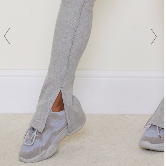 NWT Structured Rib Detail Flared Trousers - Picture 3 of 4